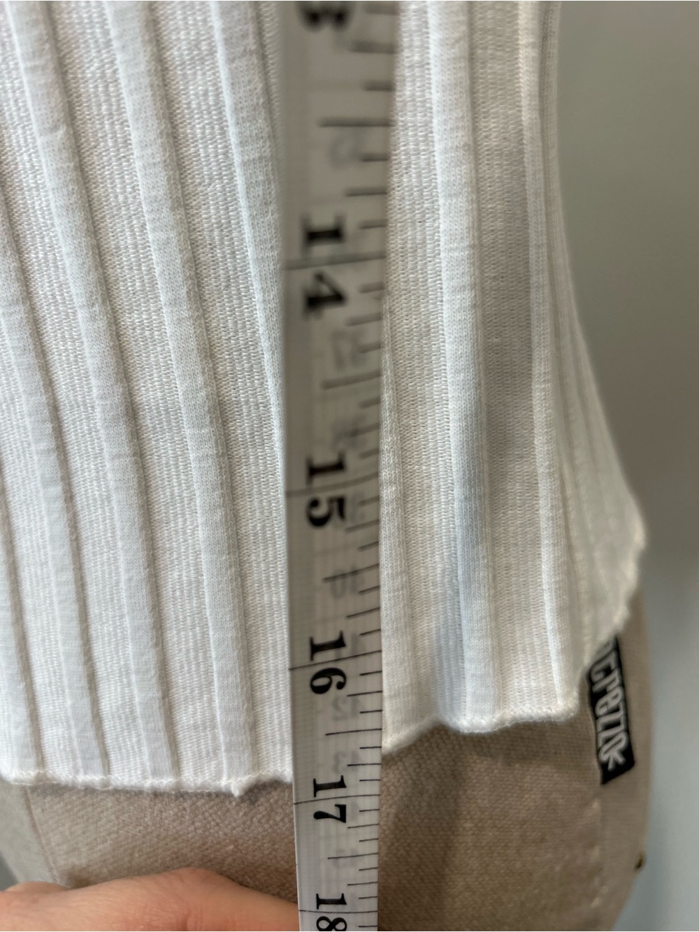 FREE PEOPLE - Tilly Vest Blouse Top Knit Ribbed Buttondown Scoop-Neck Size XS - Picture 9 of 9